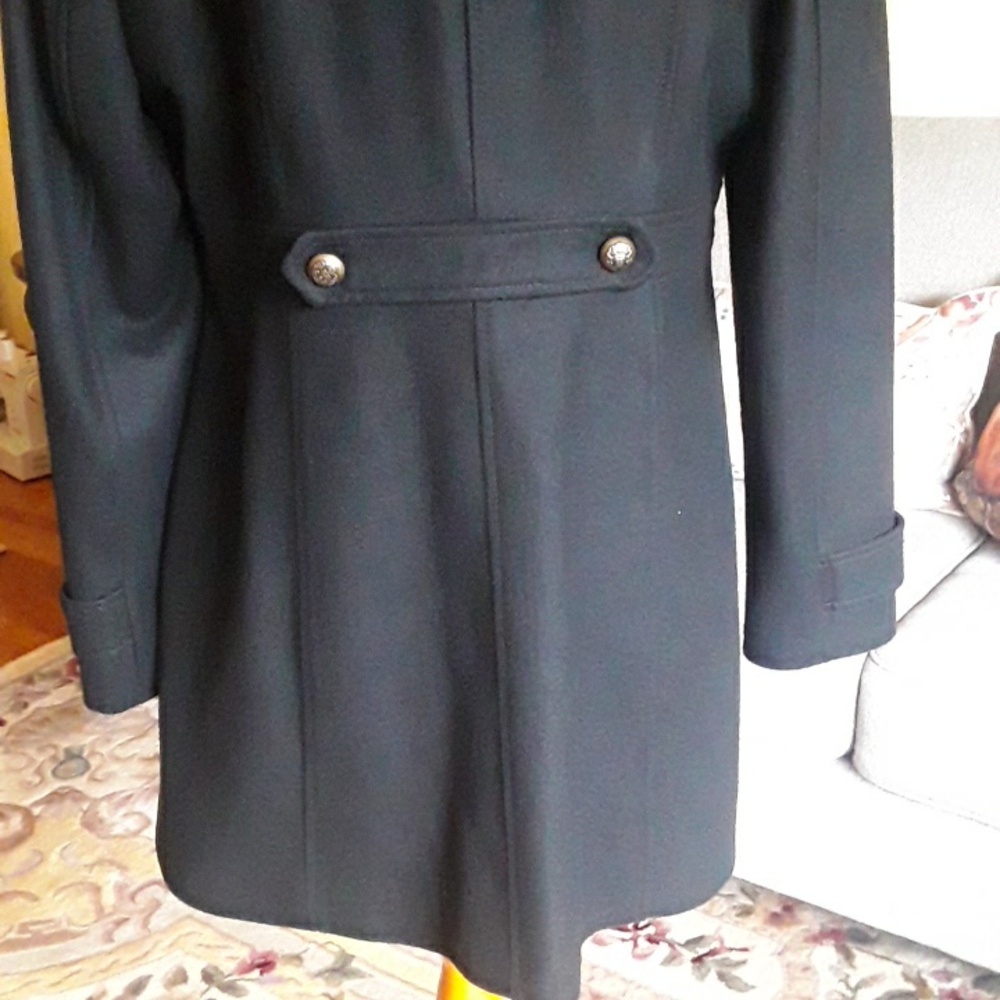 ESPIRIT BLACK Wool coat size L - Picture 11 of 16